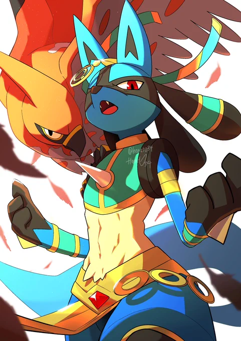 Anubis and Horus#PokemonUNITE 