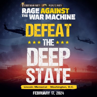 RageAgainstWar_'s tweet photo. It's time folks. Join us for Rage Part 2. It's time to #DefeatTheDeepState!
https://t.co/o1c83XnDvd https://t.co/Y9czMoPbwY