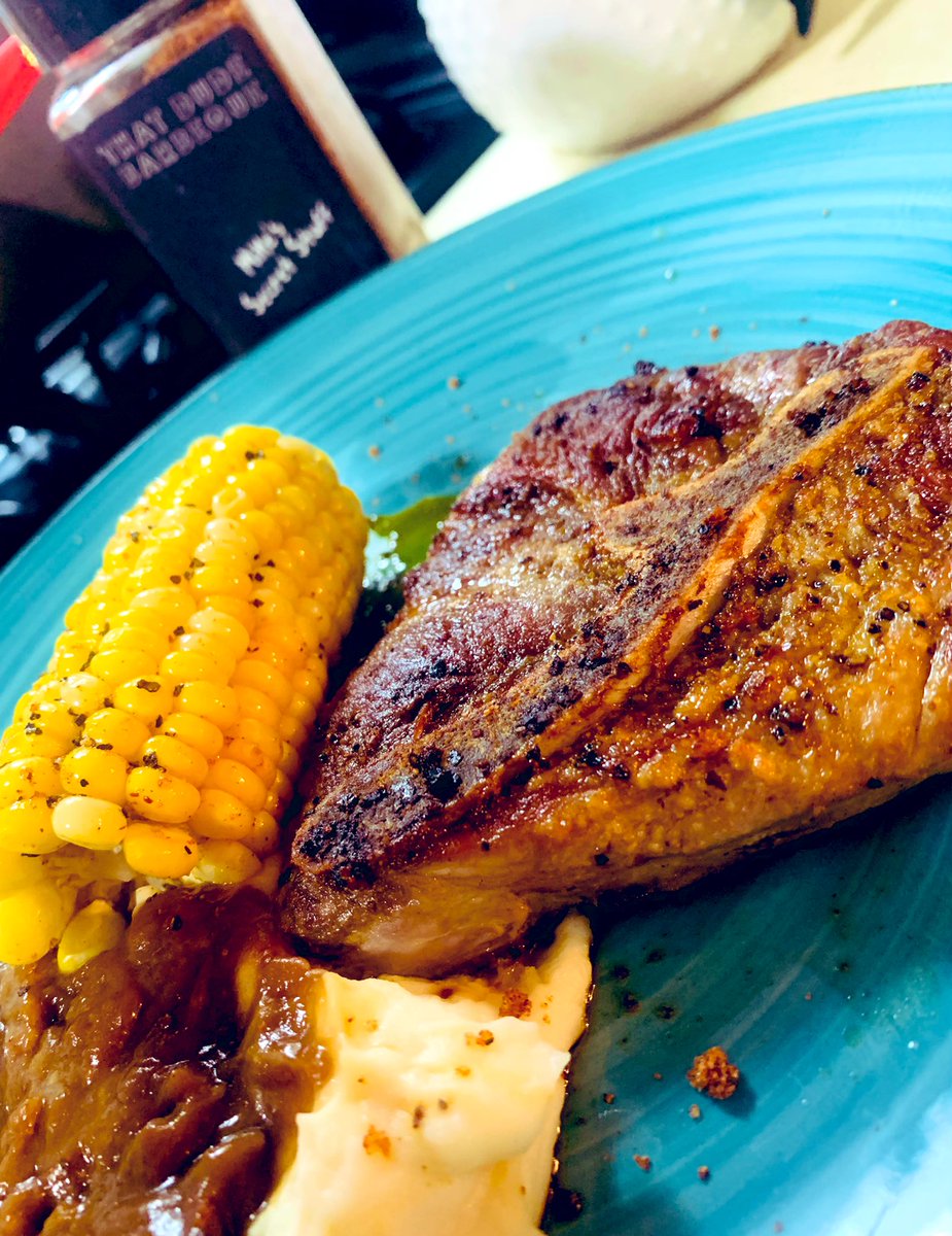 LisaMarieCooks's tweet image. @ThatDudeBBQ Dinner seasoned with “Mike’s Secret Stuff” Ohhhhh Sweet Jesus this is Tasty!