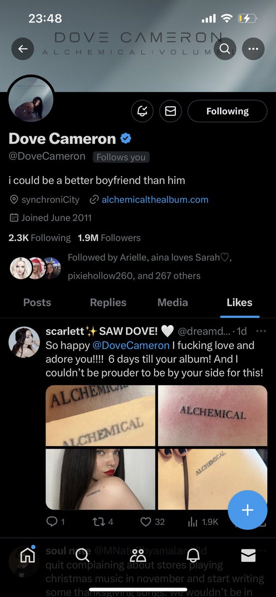 scarlett✨SAW DOVE! 🤍 tweet media