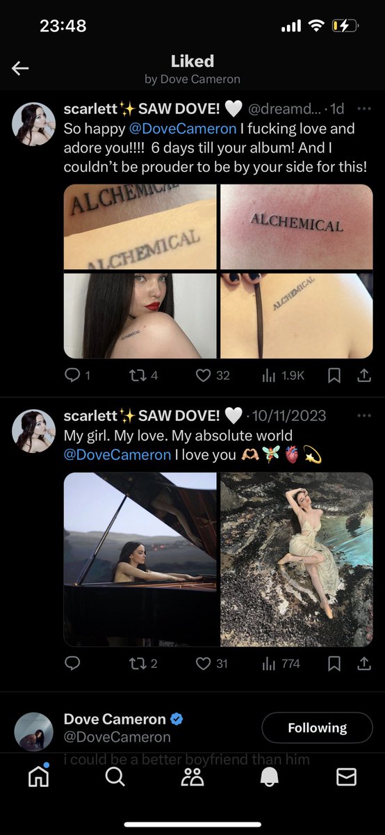 scarlett✨SAW DOVE! 🤍 tweet media