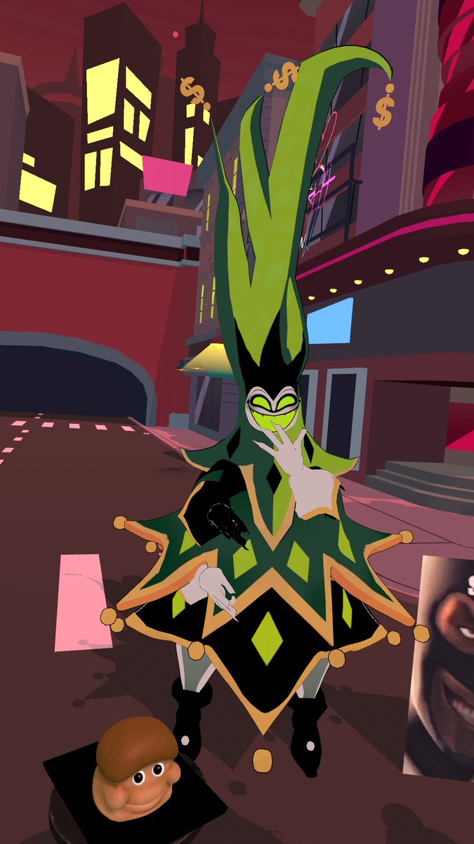 VolticGlitch's tweet photo. Just gone done recording some VRchat videos! Some funy stuff coming ^^
#vrc #vrchat #helluvaboss #helluvabossvr https://t.co/cwBxZqC6F2