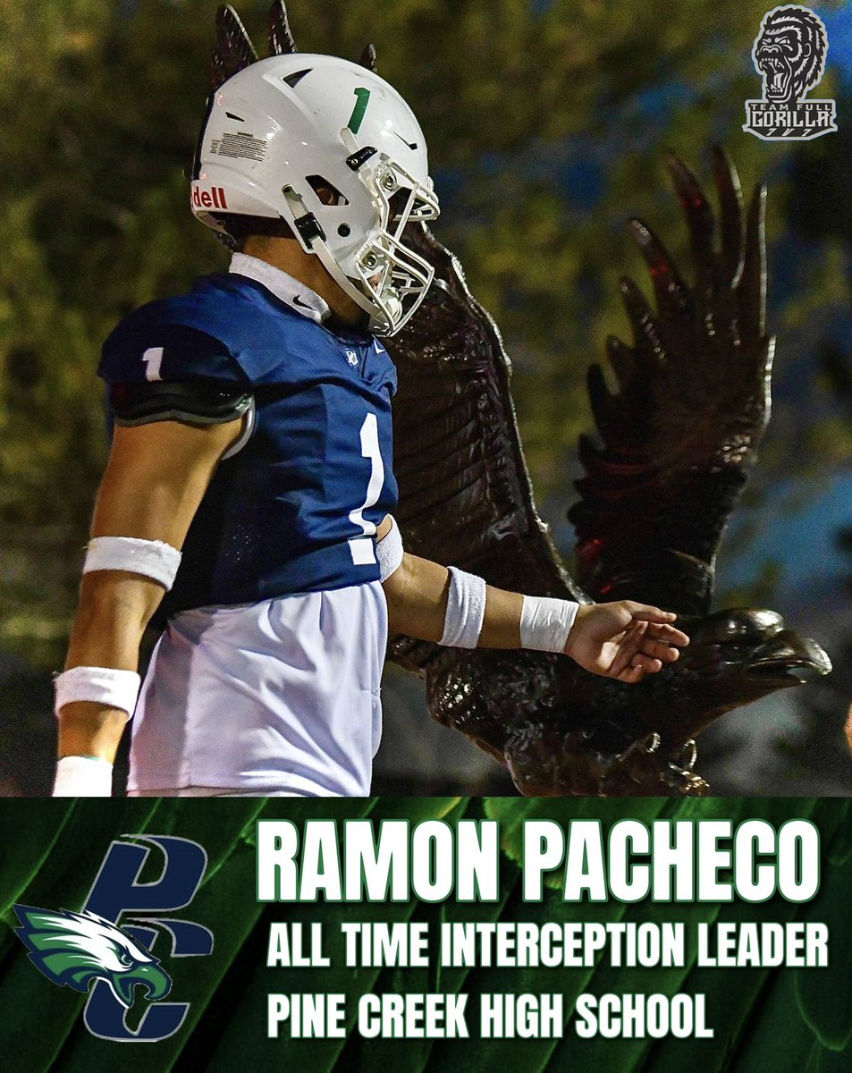 CONGRATS to 1 of the MOST HUMBLE Young Men I know!!!!! @Ramon_Pacheco1_ you have most definitely earned this!!!! @pinecreek_fb @TeamFullGorilla #hardworkpaysoff #humble