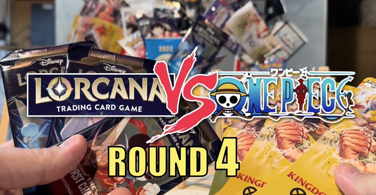 Lorcana Vs. One Piece pack battle round 4. The First Chapter Vs. Kingdom... youtu.be/vIAIhU_B5b8?si… via <a href="/YouTube/">YouTube</a>