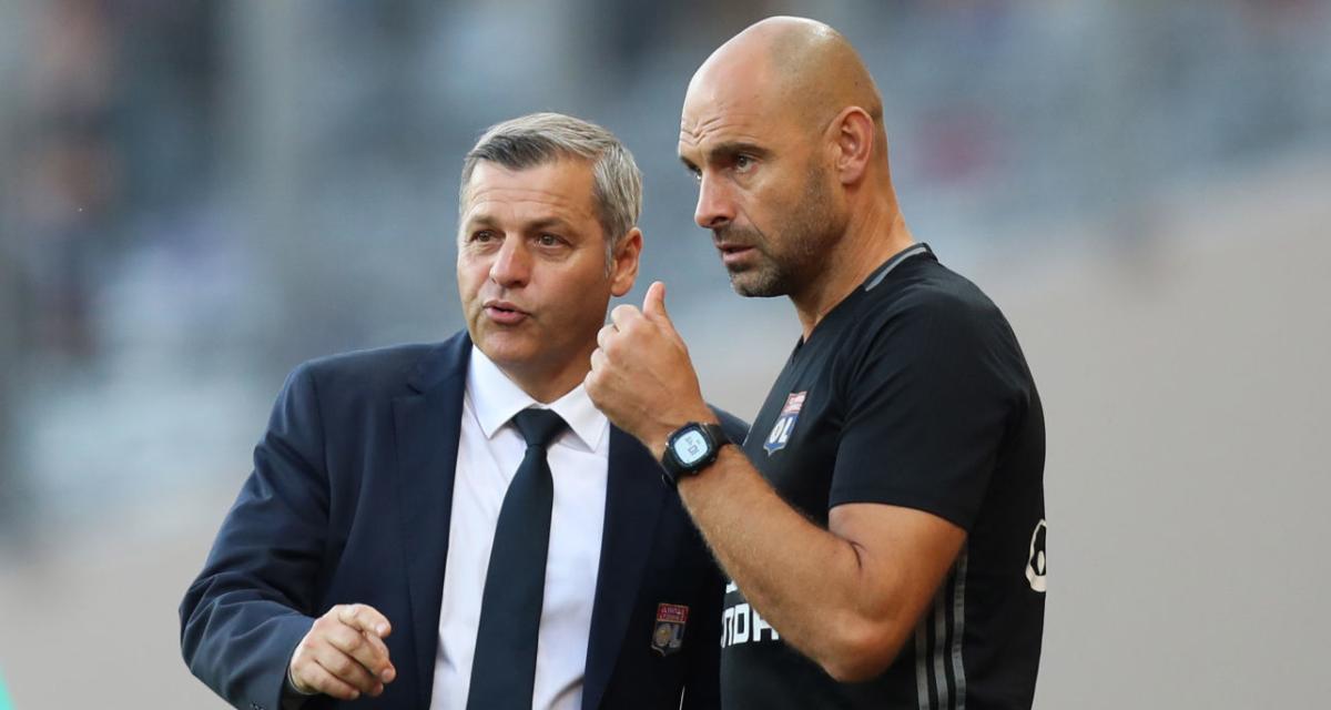 GonesRadioOff's tweet photo. Pep #Genesio et Gérald #Baticle étaient présent au @GroupamaStadium ce soir lors de #OLLOSC 😌 https://t.co/1TW47q5flw