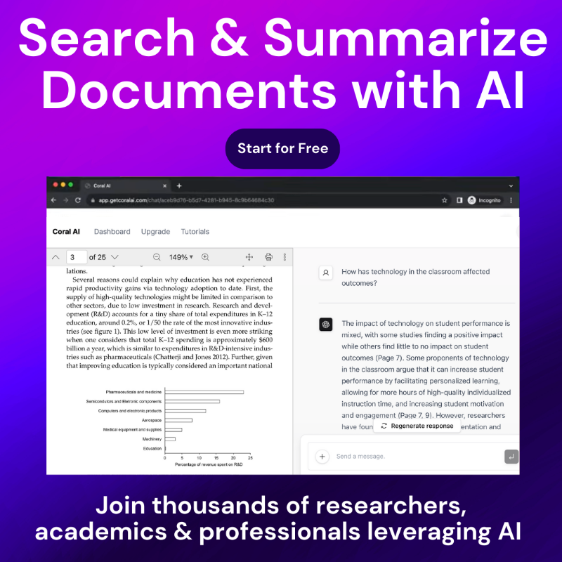 rajyaatluri's tweet photo. You don't need to be reading 50 page documents. 

This AI tool is like ChatGPT for students. 

Just upload any PDF and ask a question. It will give you an answer with page citations in seconds. 

Try it free.