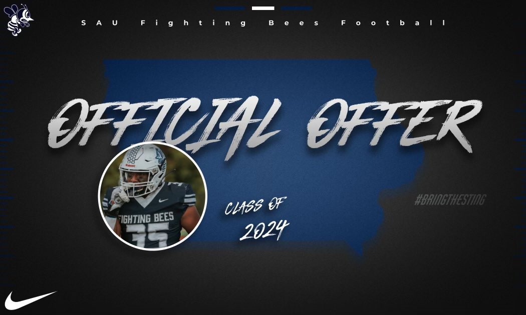 TilonForeman's tweet photo. I’m grateful to have received an offer from Saint Ambrose University! @MMcKay_SAU 
@BrotherRiceFB @OLMafia https://t.co/LshQaD3CJl