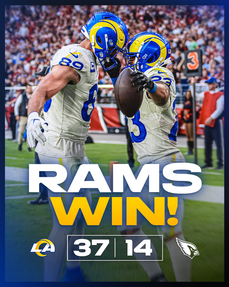 RamsNFL's tweet photo. Two in a row. 😏 https://t.co/d1crPm1coL
