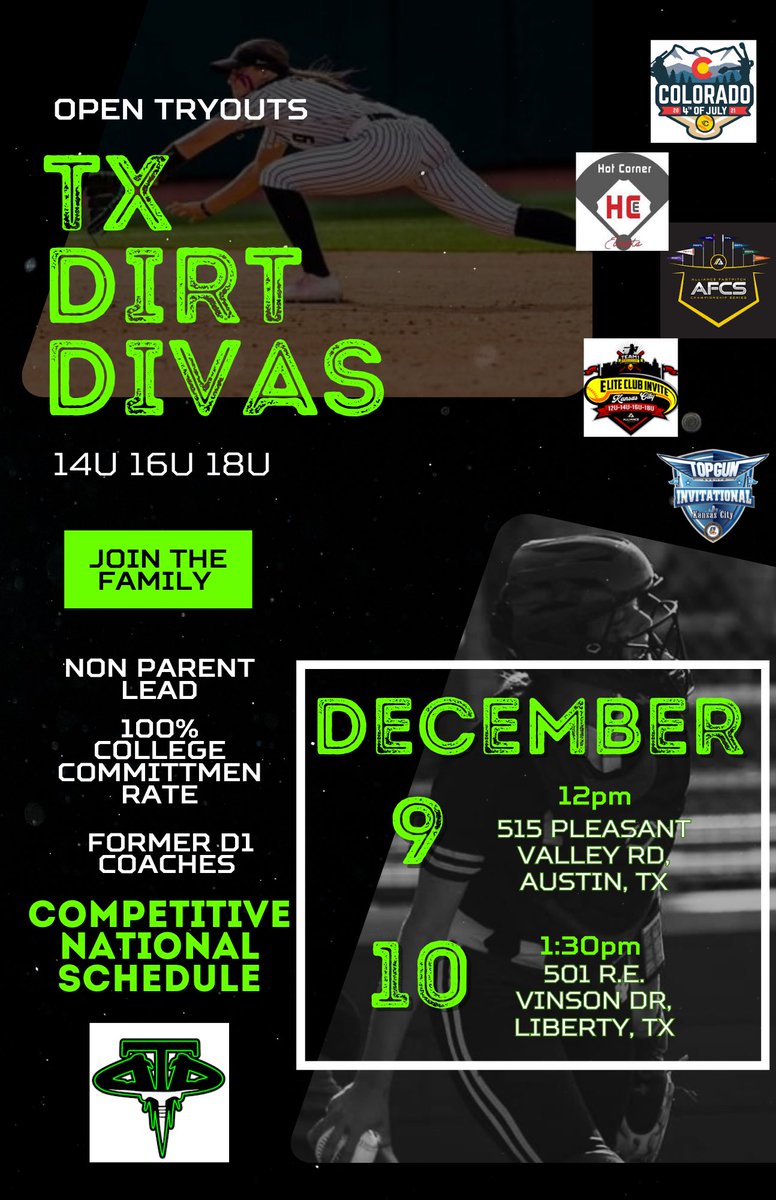 SAVE THE DATE‼️‼️
Looking for ELITE athletes for all three age groups!!