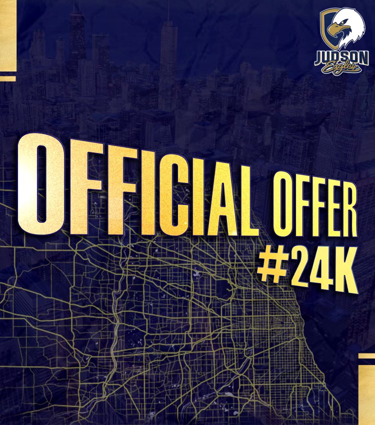 After great conversation with <a href="/QDemps/">Coach Q</a>  im blessed to say i’ve received an offer to play football at <a href="/JudsonUfootball/">Judson Football</a> 
<a href="/NSHSIndians/">North Side High School Football</a> <a href="/WoodrowLoweJr/">Coach Woodrow Lowe</a> <a href="/coach_Treadwell/">Coach Chris Treadwell</a> <a href="/CSmithScout/">Chris Smith</a>