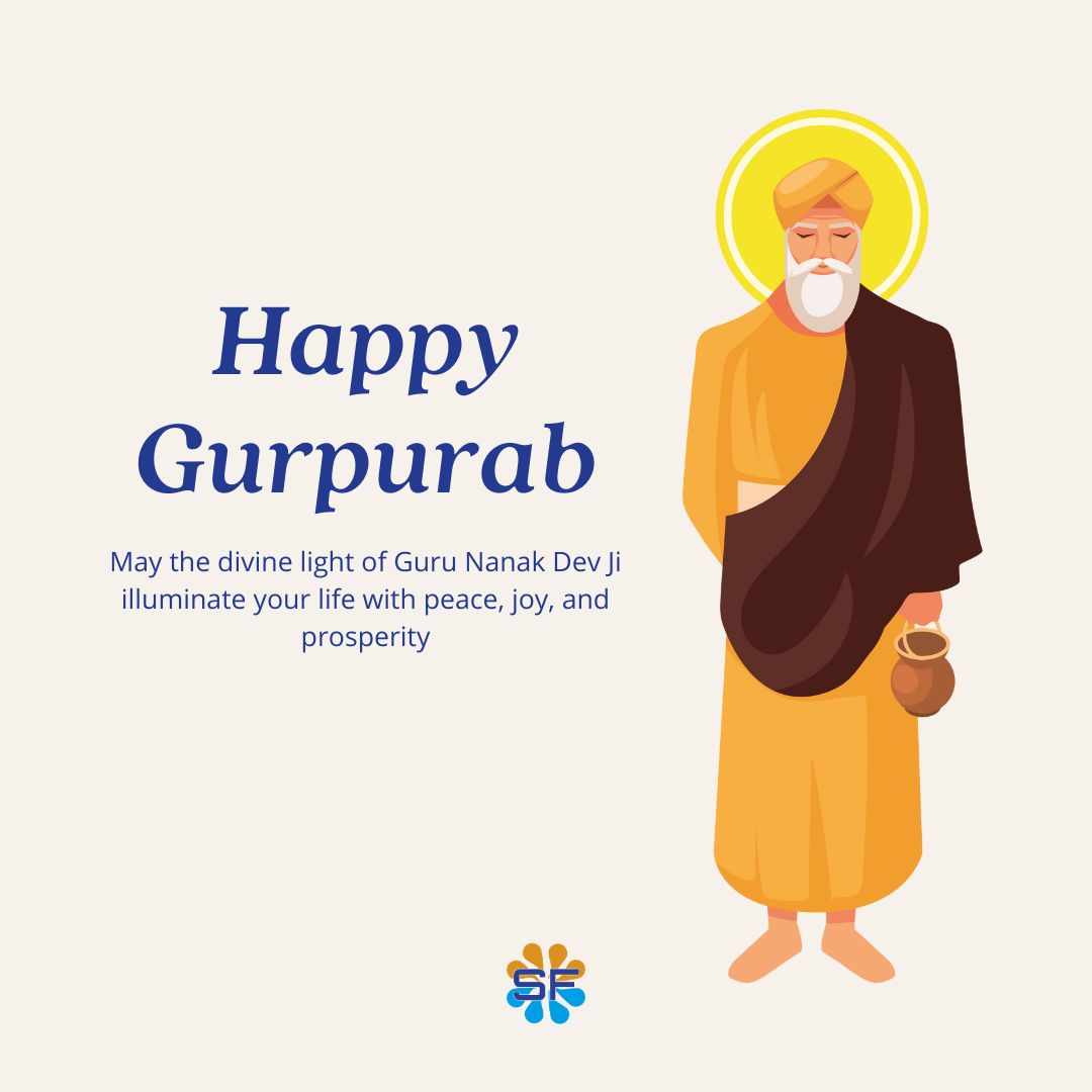 This year, Sikhs around the world are joyfully celebrating the 554th birthday of Guru Nanak Dev Ji. Sending heartfelt greetings and blessings to everyone on this auspicious occasion. ✨ Happy Gurpurab ✨