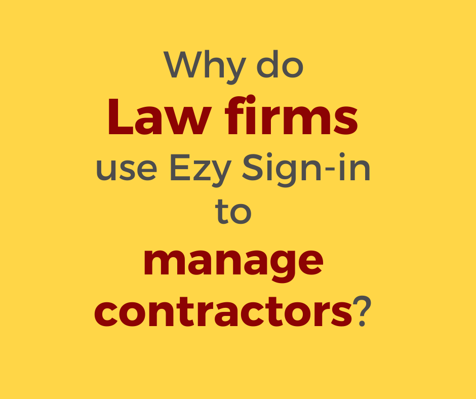 EzySignin's tweet photo. Law firms are using digital sign-in technologies to help manage their contractors and comply with government auditing regulations.

Speak with us today to find out how your Law firm can do the same.

#contractormanagement #lawfirms #legalfirms #legalcompanies #audits https://t.co/akjkHw4jz8