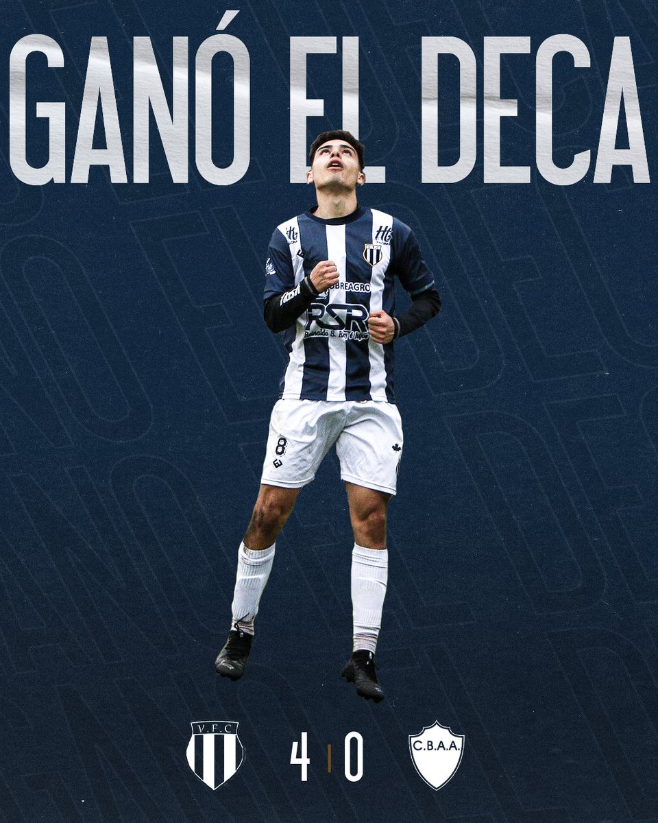 ¡GANÓOOO 𝗩𝗜𝗔𝗠𝗢𝗡𝗧𝗘! 

👉 Viamonte 4 - Agustín Álvarez 0
⚽ Cutó x2, Alonso, Castillo -p-.

#𝘝𝘢𝘮𝘰𝘴𝘿𝙚𝙘𝙖 👊💙