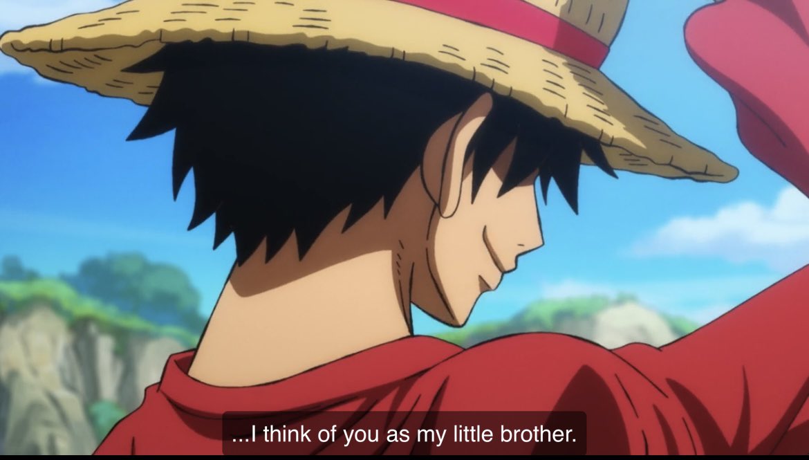 notanimee1's tweet photo. Just something about Luffy calling him his little brother😭🥲 #onepiece https://t.co/cbgbKXiQJJ