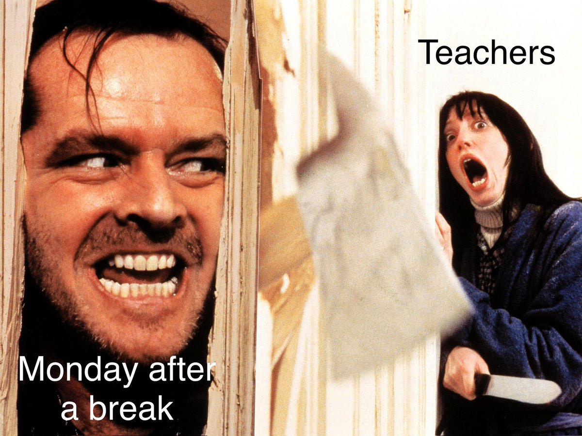 BellyUpPod's tweet photo. Brace yourselves, school starts again tomorrow.  Only 4 weeks until Christmas Break.  You can do it! https://t.co/um5jL4Q3rT