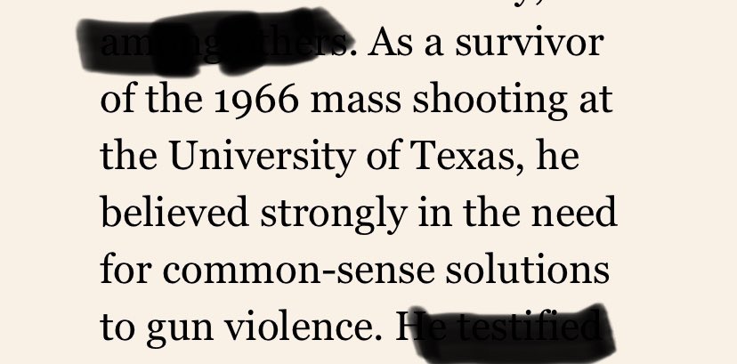 AnnDubDub's tweet photo. 🧵Topeka,KS  @MomsDemand supporter, Jim McHenry, recently passed away, McHenry, a survivor of the 1966 University of Texas mass shooting, never understood why gun violence survivors are expected to go about their lives like nothing happened.  https://t.co/l8ewbzHpAq #KSLeg https://t.co/9xeiP6Mso1