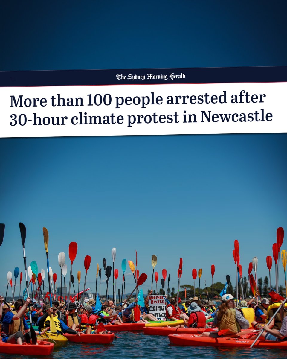 It is absurd that 100+ people have been arrested for peacefully protesting against the most serious issue of our time. We must phase out fossil fuels faster, fairly, and forever. I support peaceful protests and the @RisingTideAus blockade of the world’s largest coal port.