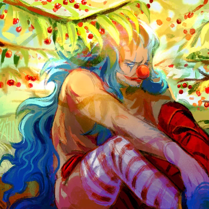 he's my excuse to go all out on colors <3 