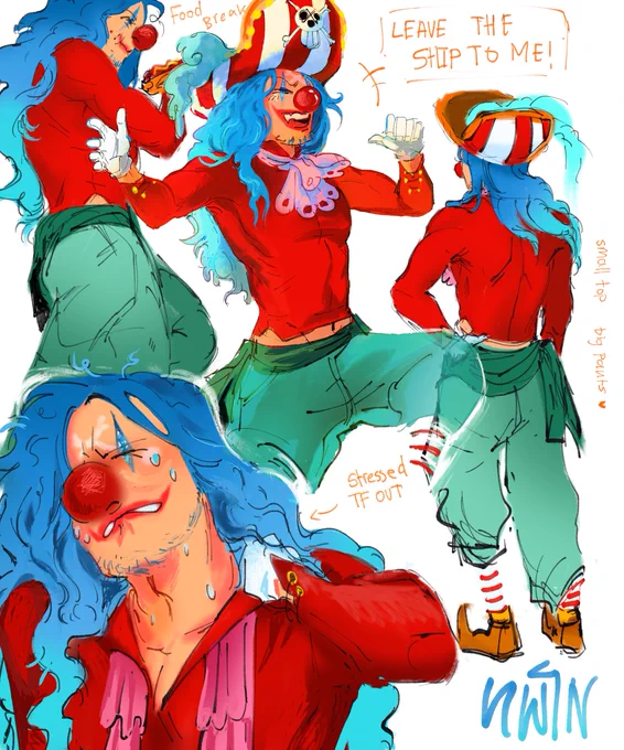 he's my excuse to go all out on colors <3 
