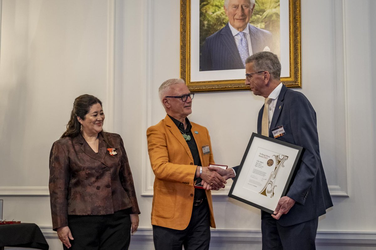 Royal Society Te Apārangi (@royalsocietynz) on Twitter photo <a href="/taneataahua/">Clive Aspin</a> (Ngāti Maru, Ngāti Whanaunga, Ngāti Tamaterā), of <a href="/VicUniWgtn/">Te Herenga Waka—Victoria University of Wellington</a> , was awarded the Te Rangi Hiroa Medal for his research on sexuality, HIV, and suicide prevention. His work has led to greater equity for Māori and indigenous peoples in Aotearoa New Zealand. <a href="/taneataahua/">Clive Aspin</a> (Ngāti Maru, Ngāti Whanaunga, Ngāti Tamaterā), of <a href="/VicUniWgtn/">Te Herenga Waka—Victoria University of Wellington</a> , was awarded the Te Rangi Hiroa Medal for his research on sexuality, HIV, and suicide prevention. His work has led to greater equity for Māori and indigenous peoples in Aotearoa New Zealand.