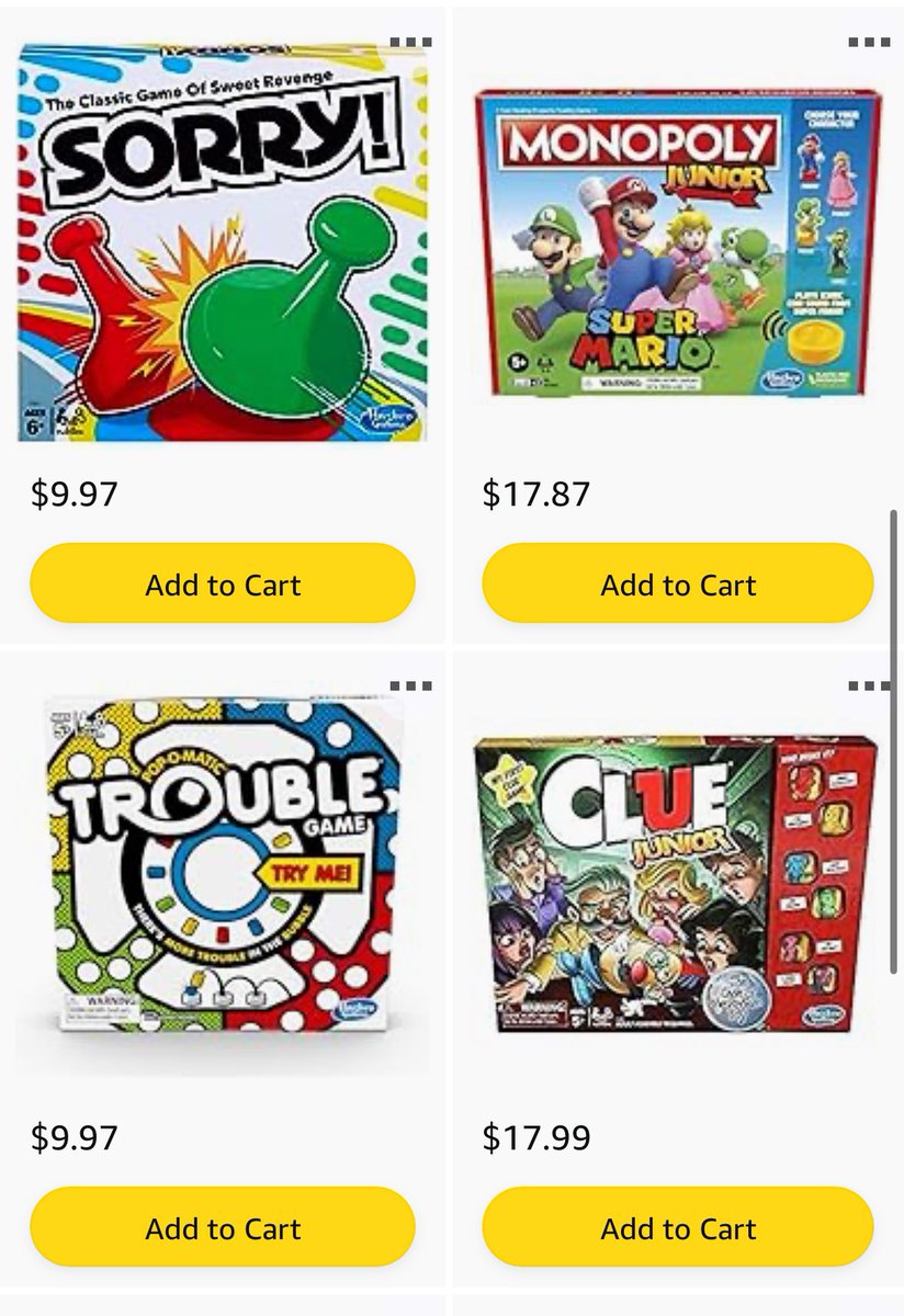 It’s the holidays! I would LOVE to send each student home with a board game! If you’d like to sponsor a student, click the link! Thanks so much! ❤️ #ClearTheList #FamilyGameNight #retweet <a href="/RyanBartlett/">Ryan Bartlett</a> <a href="/SHAQ/">SHAQ</a> <a href="/SherylCrow/">SherylCrowLovers</a> <a href="/ClearTheList1/">#ClearTheLists</a> <a href="/ClearTheList2/">ClearTheList – Helping Teachers Clear Their Lists</a> 
amazon.com/hz/wishlist/ls…