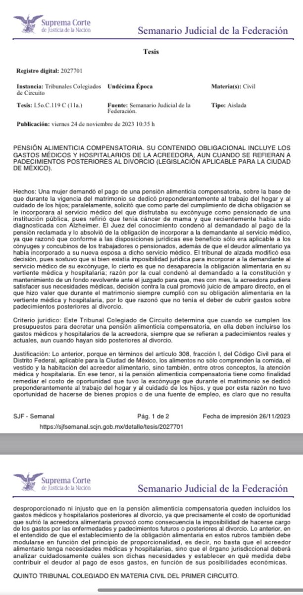 veroosornio's tweet photo. obligación alimentaria en su vertiente médica y hospitalaria 👏👏 https://t.co/fxArXXKL5y