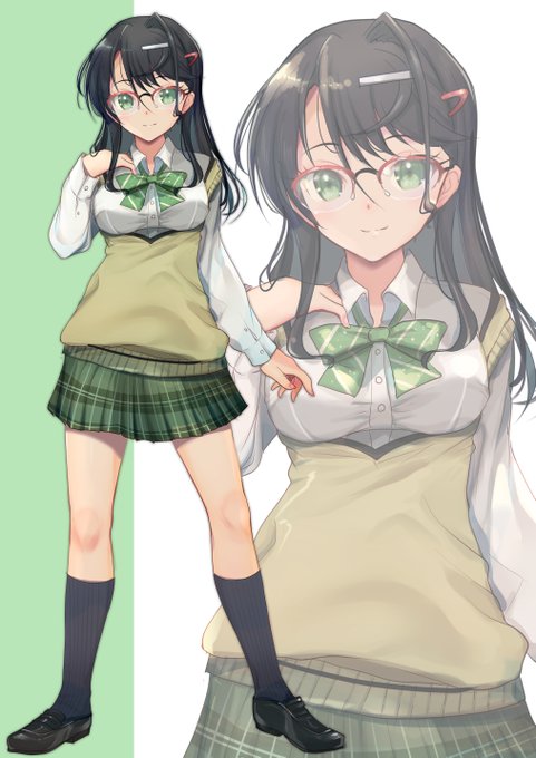 うちの子なんてものは描くたびに細かくディテールを変更してく訳ですが、とりあえず現行Verとして記録に残しておく