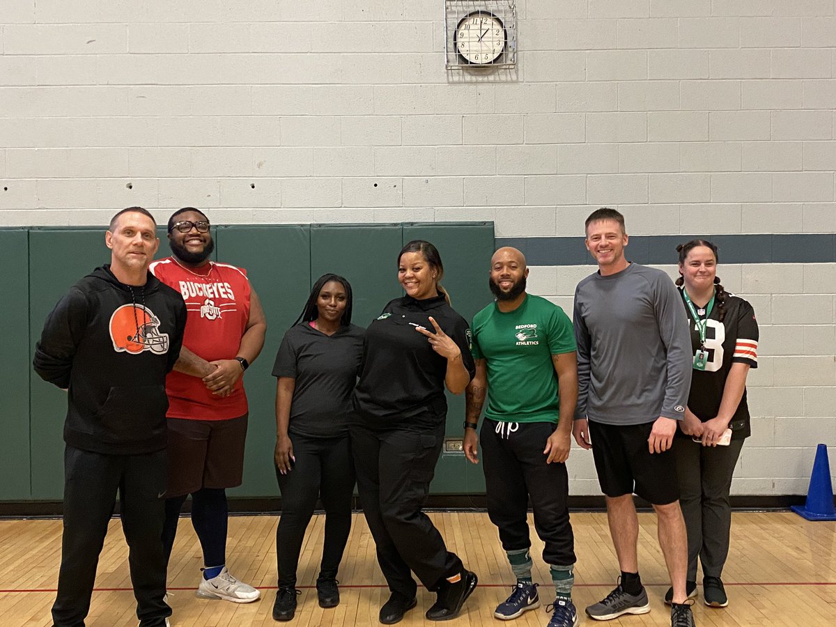 BCSDHeskett's tweet photo. We held our annual Staff and Student Volleyball Game last week! It was a great game, with all of the players having a great time!! The students who either bought tickets or used PBIS points to get tickets did a fantastic job cheering everyone on!! #HeskettProud #WeAreOne https://t.co/8QF4QDy95x
