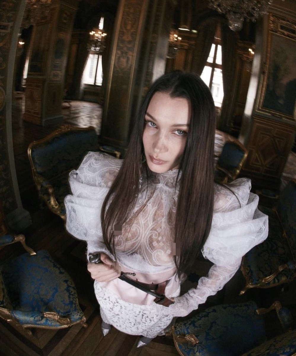 bella hadid for vivienne westwood fw20