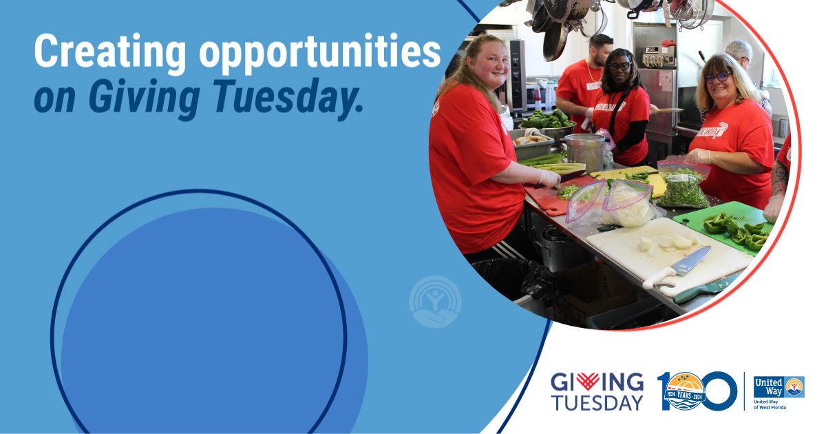 This #GivingTuesday, join us in creating opportunities for everyone in our community to thrive! United Way of West Florida is creating a community where everyone can be healthy, succeed in school, and earn a livable wage. Donate now uwwf.org/give
#LiveUnited #United4WFL