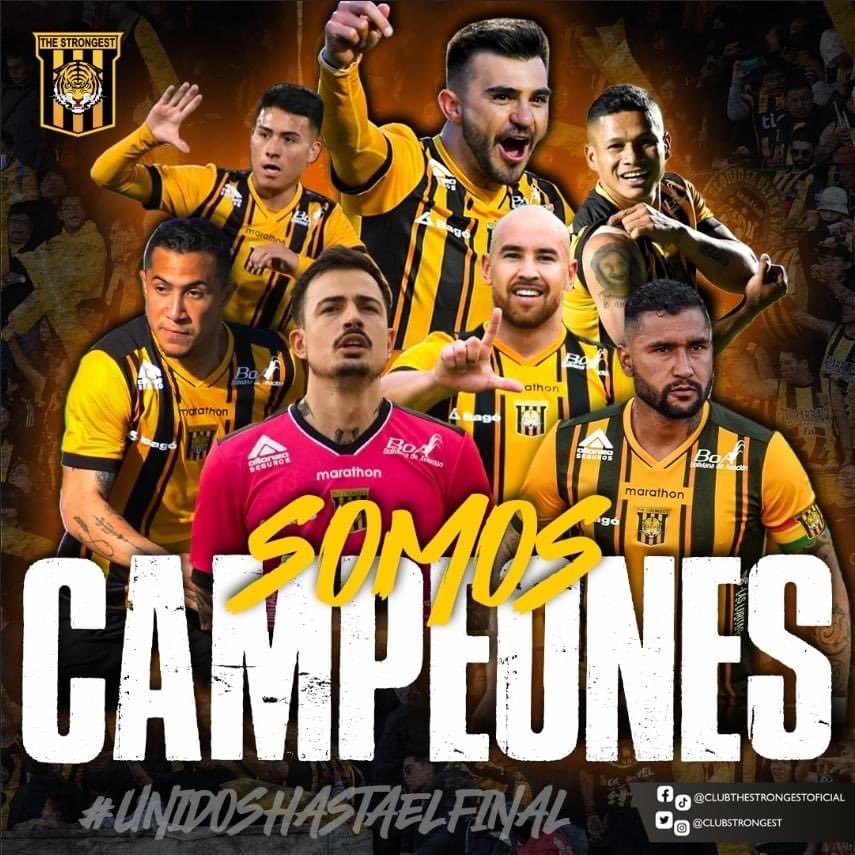 Dale campeón, dale campeón… 🎶🐯

Luego de tanto esfuerzo finalmente podemos decir que somos los campeones del Torneo de la División Profesional 🏆🖤💛🖤

¡Y que empiecen los festejos, felicidades #Tigre! 🎉

#ClubTheStrongest 
#UnidosHastaElFinal 
#ConElObjetivoClaro