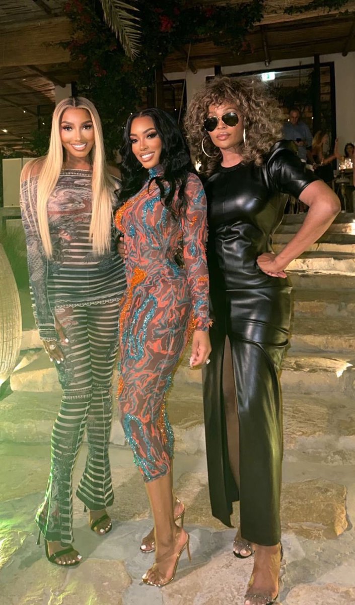 TheRhoaTalk's tweet photo. NeNe, Porsha &amp; Cynthia! 😍 #RHOA https://t.co/f12nJQF5QO