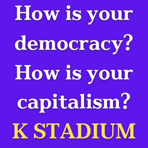 imchuntaeg's tweet photo. How is your democracy?
How is your capitalism?

I will invite you to the DPOI country of #KSTADIUM.

#DPOI (Delegated Proof of Investment)
#KSTA
#LOUI
https://t.co/HEFNZoiWqK https://t.co/yeecFiGVpB