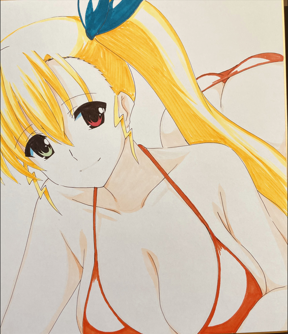 アナログヴィヴィオビキニ～ で。 でかい。