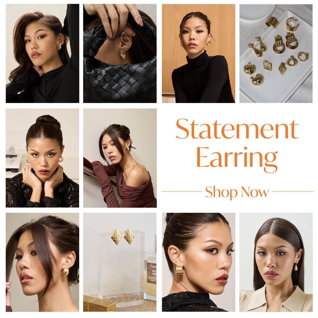 มาแล้วว Essentials คอลใหม่อีกหนึ่งคอลรอบนี้เป็น Statement Earring ถึง 6 ชิ้น 6 ดีไซน์เลยค่ะ✨

น้องๆ ต่างหูของเราคือคลาสสิคแต่มีกิมมิคทุกชิ้น ใส่คู่เดียวเอาอยู่ น่าเก็บสุดๆค่ะ ที่สำคัญคือกันน้ำ กันเหงื่อเหมือนเดิมมม พร้อมเข้าไป essentials ชิ้นใหม่ของทุกคนแล้วค่ะ🧡💫