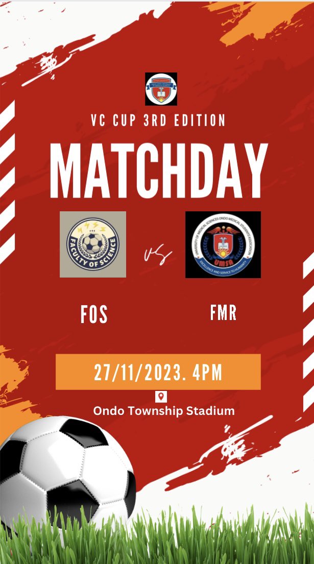 FOSUNIMED's tweet photo. MATCHDAY!!

We’ll be breaking some legs Today!!
Be there 🫵🔥 https://t.co/LfX8DCdFlD