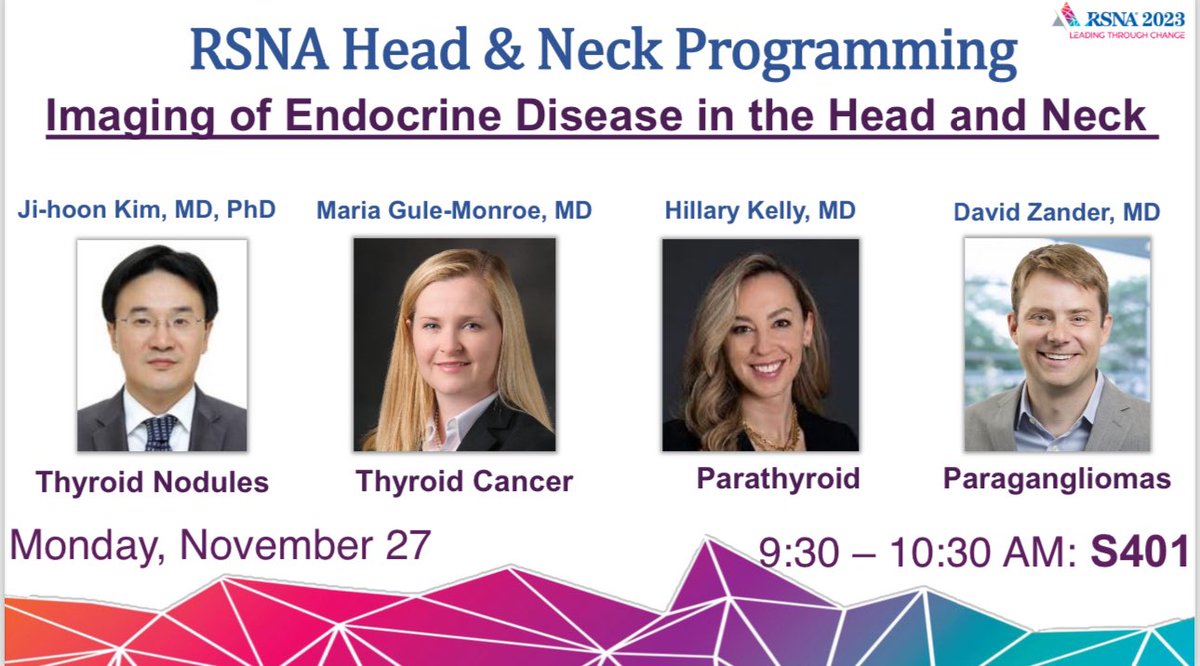 Hillary Kelly, MD (@hillaryrkelly) on Twitter photo Day 2 #RSNA23 ! Come learn about H&N imaging for endocrine disease including my favorite and most challenging parathyroid cases. Join me, <a href="/MariaGuleMonroe/">Maria Gule-Monroe MD</a> <a href="/dave_zander/">David Zander</a> and Dr. Ji-hoon Kim in S401 at 9:30am. #HNRad <a href="/RSNA/">RSNA</a> <a href="/ASHNRSociety/">ASHNR</a> <a href="/ESHNRSociety/">ESHNR</a> Day 2 #RSNA23 ! Come learn about H&N imaging for endocrine disease including my favorite and most challenging parathyroid cases. Join me, <a href="/MariaGuleMonroe/">Maria Gule-Monroe MD</a> <a href="/dave_zander/">David Zander</a> and Dr. Ji-hoon Kim in S401 at 9:30am. #HNRad <a href="/RSNA/">RSNA</a> <a href="/ASHNRSociety/">ASHNR</a> <a href="/ESHNRSociety/">ESHNR</a>
