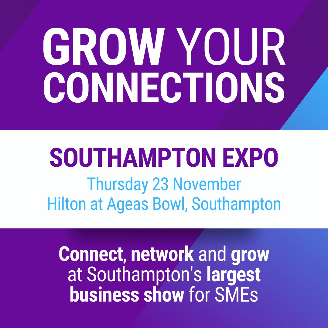 Attending the upcoming Southampton Business Expo is the perfect place to meet 250-350 businesses in one day, all under one roof! Get FREE tickets today or book a stand to help raise your profile in #Southampton b2bexpos.co.uk/event/southamp…