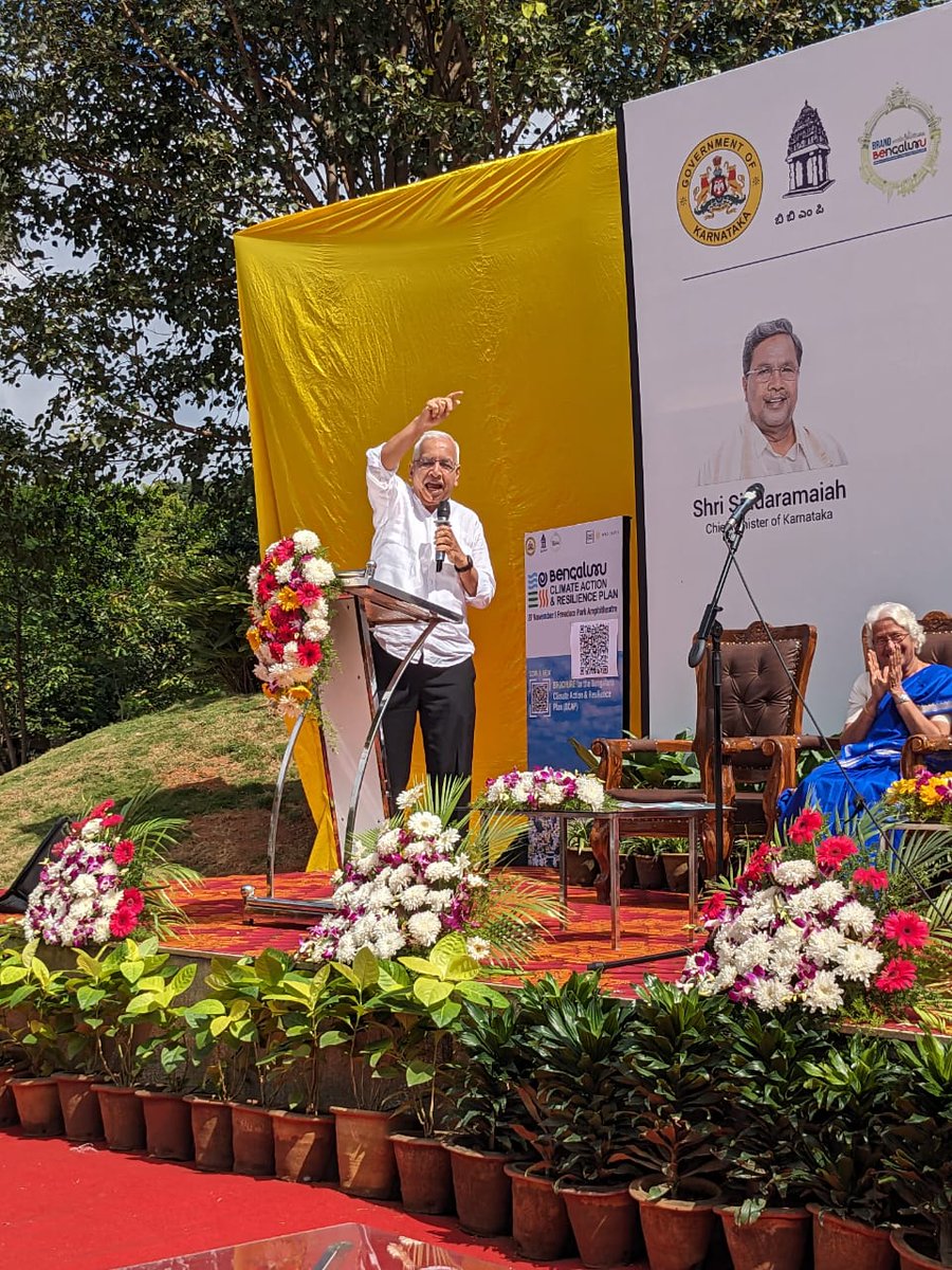 WRIIndia's tweet photo. #ClimateFirstBengaluru I Civic Evangelist, @ravichandar - “The BCAP is an evidence-based fix for the city which understands the magnitude of the problem and then prioritises the solution. The key is to address the challenges for implementation of the plan” #BCAP https://t.co/8EVGLVlNdv