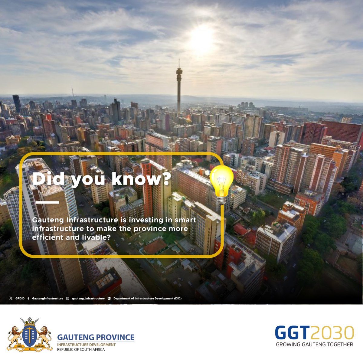 GPDID's tweet photo. 💡 Embracing innovation today ensures a sustainable and connected tomorrow. Let's build a future where technology enhances our communities! 🏙️🔧 #MondayMotivation #DIDATWORK #GGT2030 https://t.co/DxvxNTDFze