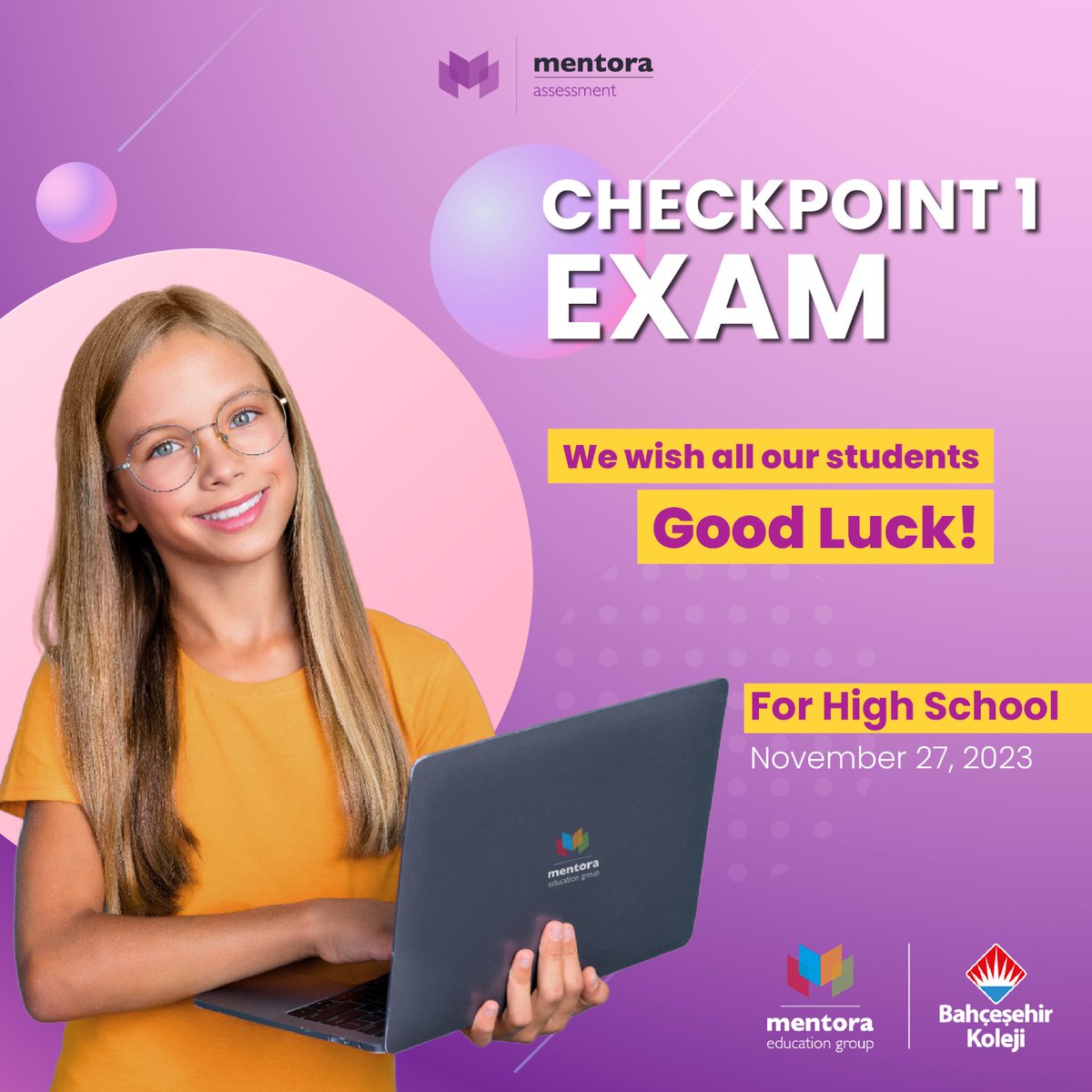 We wish all our students good luck! 📚

Tüm öğrencilerimize başarılar diliyoruz! 📚

#MentoraEducationGroup
#MentoraAssessment