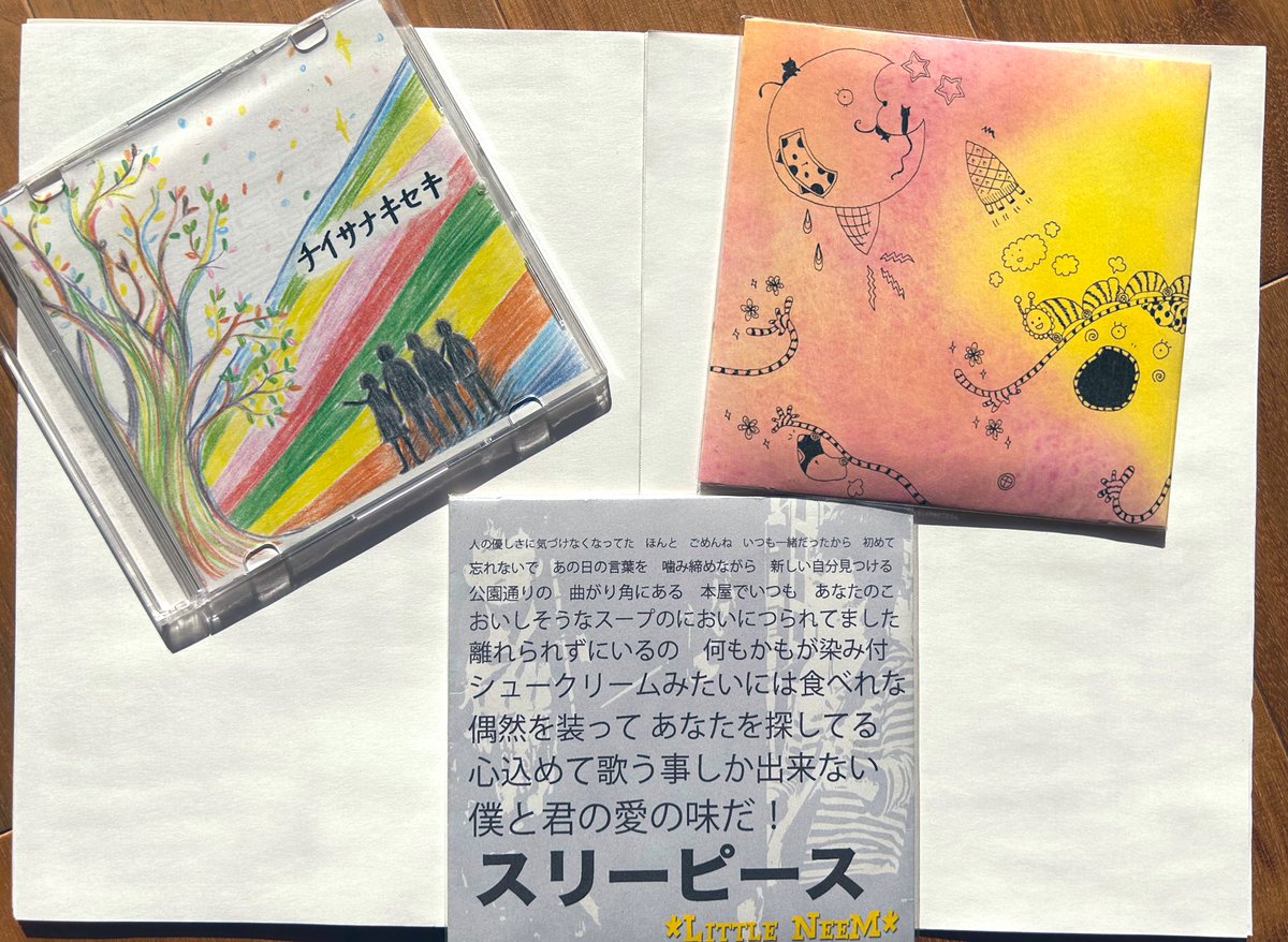 littleneem's tweet photo. 【昔のCD発掘しました💿‼️】
LittleNeeM時代のCDが発掘されましたので、ラスト物販にて販売します！
各種3、4枚くらいと数量限定になってます！

まだまだファイナルワンマンチケット販売、ご予約受付中です🎫 https://t.co/fxEdiUxFLD