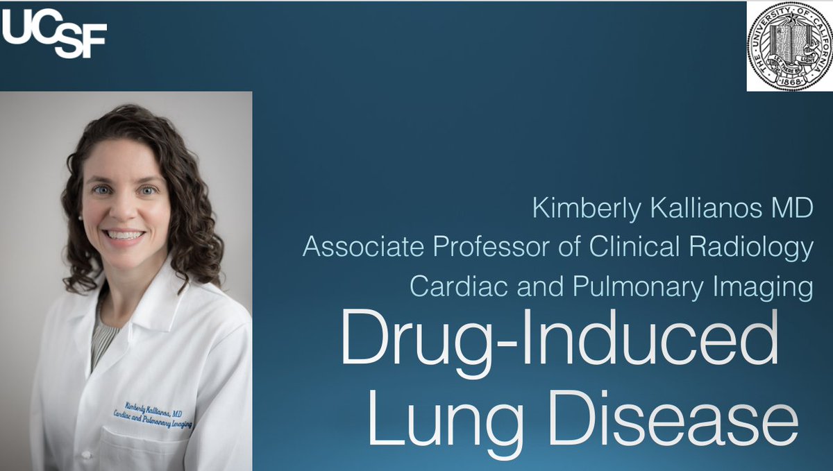 Dr. Kimberly Kallianos - Talk on Drug-Induced Lung Disease Nov. 26, 2023. Catch it on-demand if you missed it in person!
