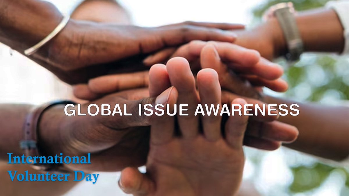 MerabOpindi's tweet photo. 🌍 As #InternationalVolunteerDay approaches, let's shine a light on global challenges like climate change, gender equality, poverty, and healthcare. 
Volunteers play a crucial role in making a difference! 🤝Join the movement 🌐 
#IVD2023 #IfEveryoneDid https://t.co/UD8sTCNwWr