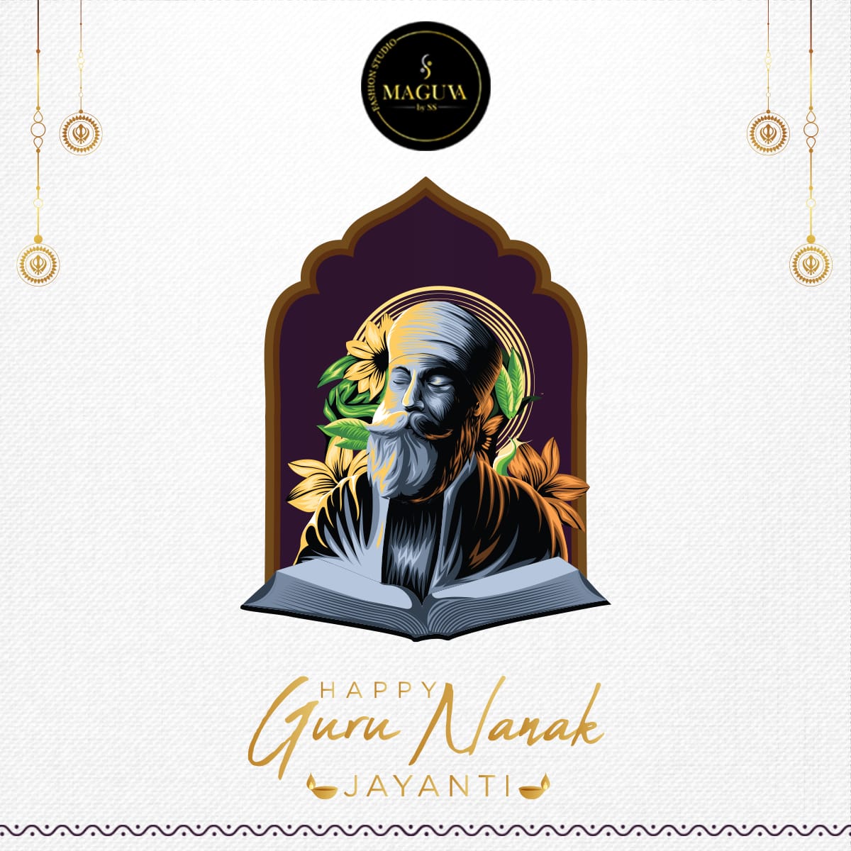 Maguvaby_SS's tweet photo. "May the divine blessings of Guru Nanak Dev Ji be with you today and always. Happy Guruparb!"

#maguva #Happygurunanakjayanthi #Gurunanakjayanthi2023 #waheguru #gurunanakjayanti #gurunanak #ji #khalsa #satnamwaheguru #waheguruji #sikhism #gurunanakdevji #sikh #gurudwara https://t.co/15i9fAR0fC