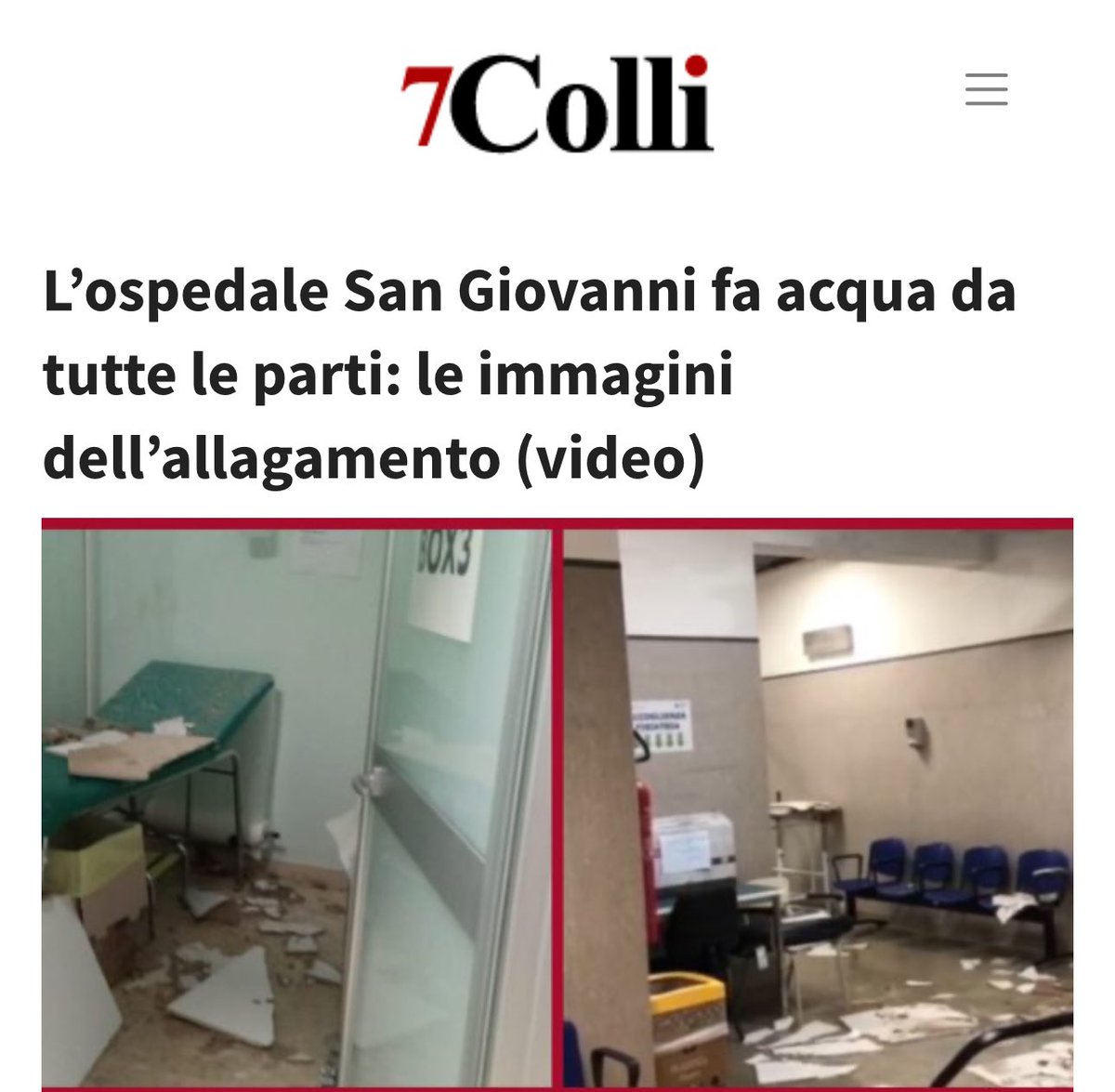 Storace's tweet photo. Dal sito #7colli: appello al presidente #Rocca per salvare il #SanGiovanni

https://t.co/SsRqXSJAgB https://t.co/dM4T6Iu5yV