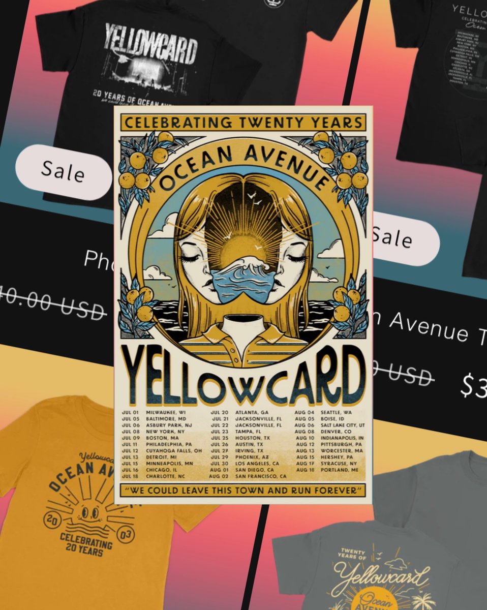 Sale ends TODAY (Monday, 11/27)!
Free tote w/orders over $100 &amp; free koozie w/every order 👀
yellowcardband.shop