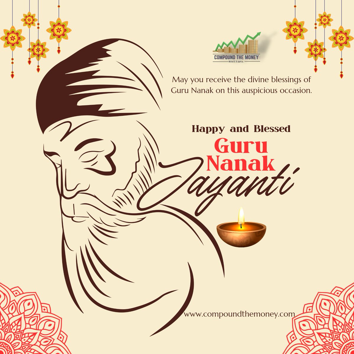 ☀️Today is an auspicious day to Celebrate the birth of Great Guru Nanak Saheb Ji.

😇Today Let's immerse ourselves in the divine teachings of the first Sikh Guru who illuminated the world with compassion, equality, and love.
🙏Wishing everyone a blissful Guru Nanak Jayanti...!!!