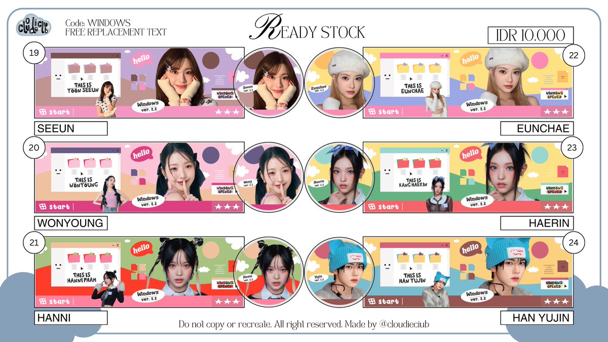 ㅤㅤ
› any interaction will be appreciated!

ready stock layouts by @cloudieciub, <a href="/Iszelline/">zell</a> , <a href="/raanindira/">Rara 🦄</a>, <a href="/ayclenarity/">aycle online ⋆</a>, <a href="/Jangbee12/">Bumb!e bee🐝 : open ٩(｡˃ ᵕ ˂ )و tag after dm</a> . harga tertera. silahkan dm jam 5 sore ke BA layout di ALT dgn format "no. layout" dan sertakan tweets ini.

#HelpPalestine #zonauang
ㅤㅤ