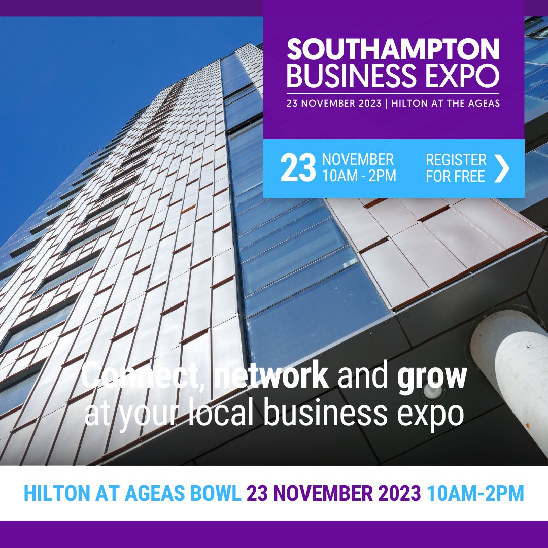 Generate new #business #leads and #engage with local businesses that don't attend regular #networking #events at Southampton's BIGGEST B2B showcase event! b2bexpos.co.uk/event/southamp… #SouthamptonNetworking